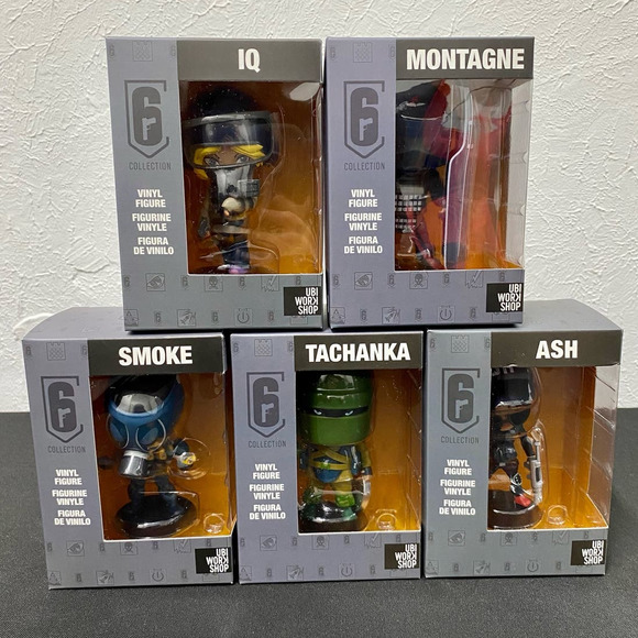 Ubisoft Artoyz Rainbow Six 6 Siege Vinyl Figures, Complete Series 1, Used Codes